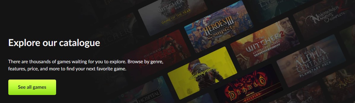 Gog.com онлайн магазин