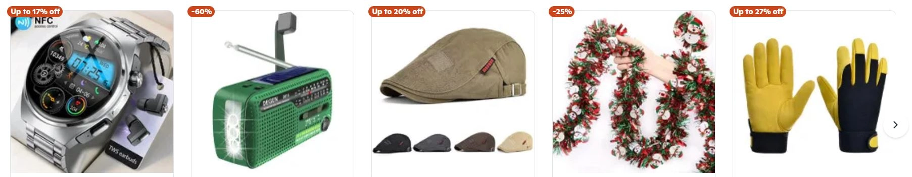 razlichni produkti ot onlain magazin