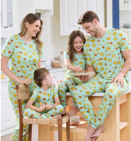 semeistvo s ednakvi zeleni pizhami