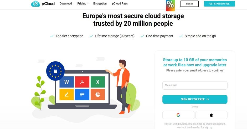 pCloud онлайн магазин