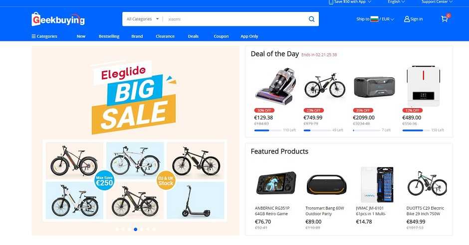 GeekBuying онлайн магазин