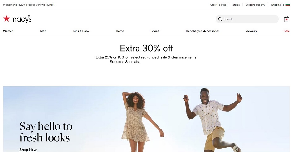 Macys онлайн магазин