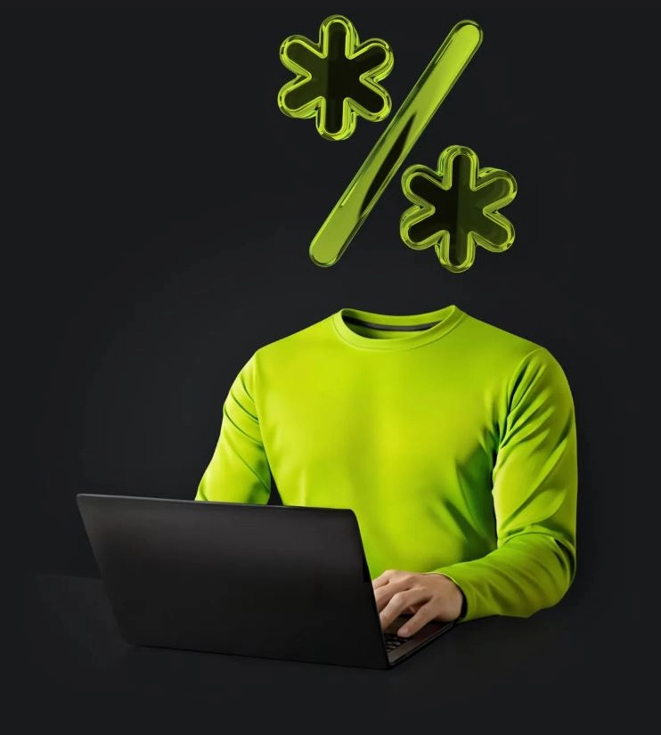 mazh s protsent vmesto glava