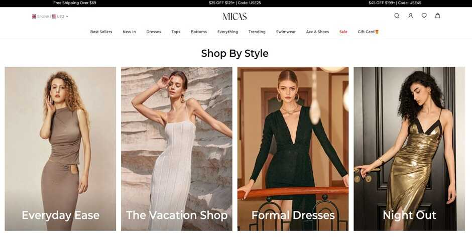 Micas онлайн магазин