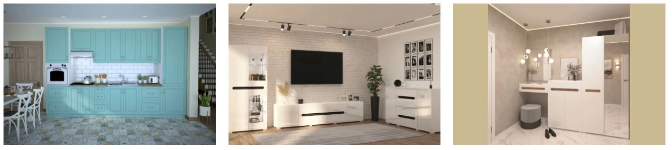 snimki na kuhnya, hol i antre